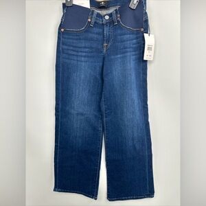 7 FOR ALL MANKIND Cropped Alexa Trouser Jeans Women's Size 24 NWT